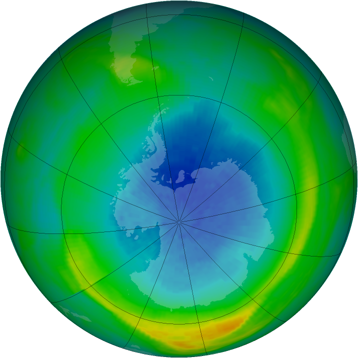 Ozone Map 1980-09-30